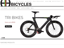 Tablet Screenshot of hhbicycles.net